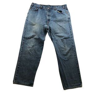 Levi's Mens Jeans Size 42x32 550 Straight Relaxed Casual Blue Denim Classic